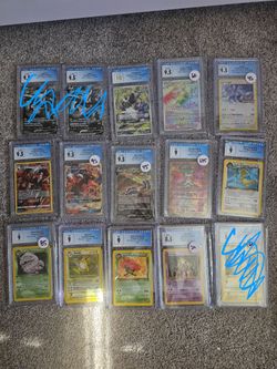 Pokemon slabs cgc