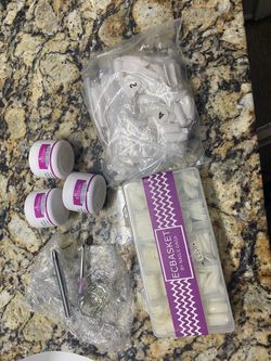 Acrylic Nail Supply Lot EzFlow Tips