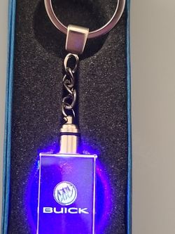 Buick Laser Engraved LED Keychain