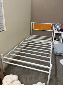 Rod iron bedframe
