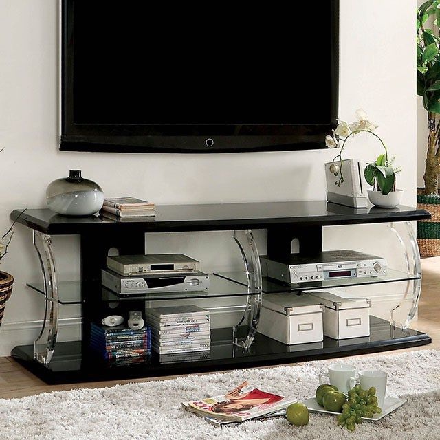 Brand New 60” Glossy Black TV Stand