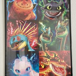 Framed Poster- How To Train Your Dragons