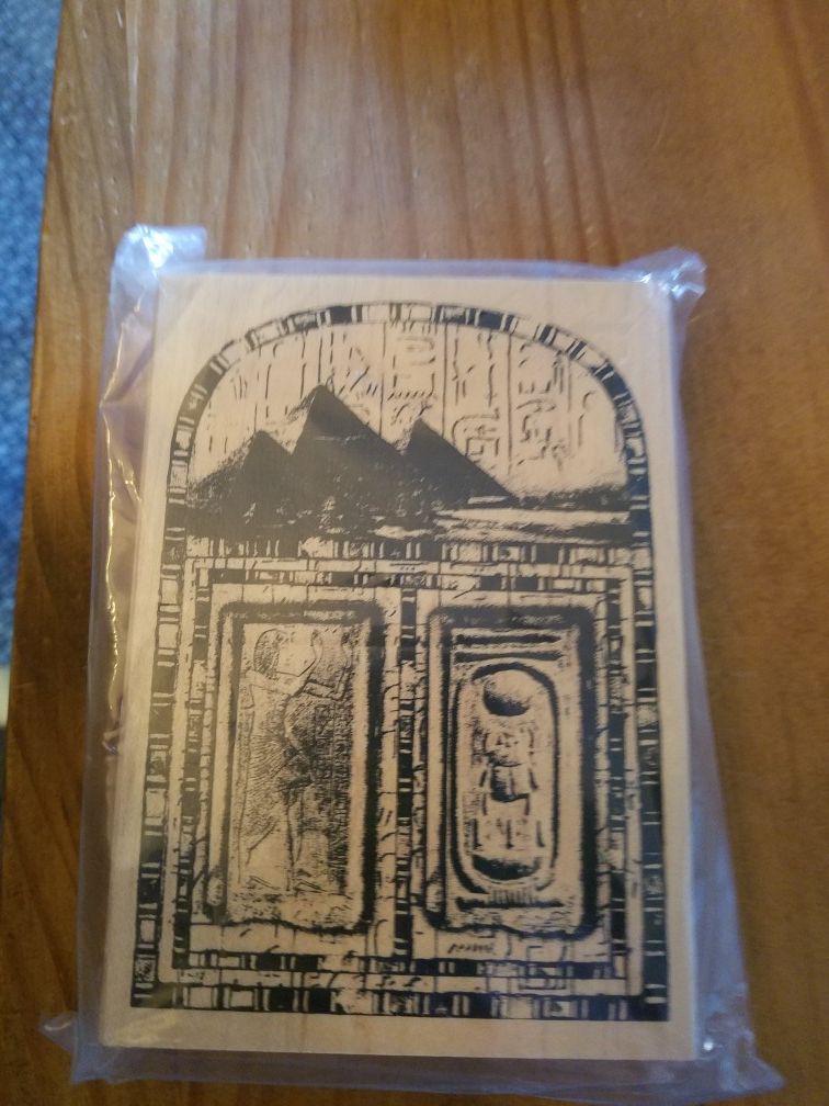 Mesoamerican themed rubber stamp
