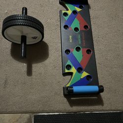Push Up Board And An Roller Wheel