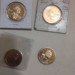 Sacagewea Dollar 2000,2001,2003,2004, DCAM Proofs