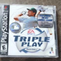 PlayStation 1-Triple Play Baseball Video Game