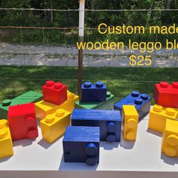 Custom Wooden Legos