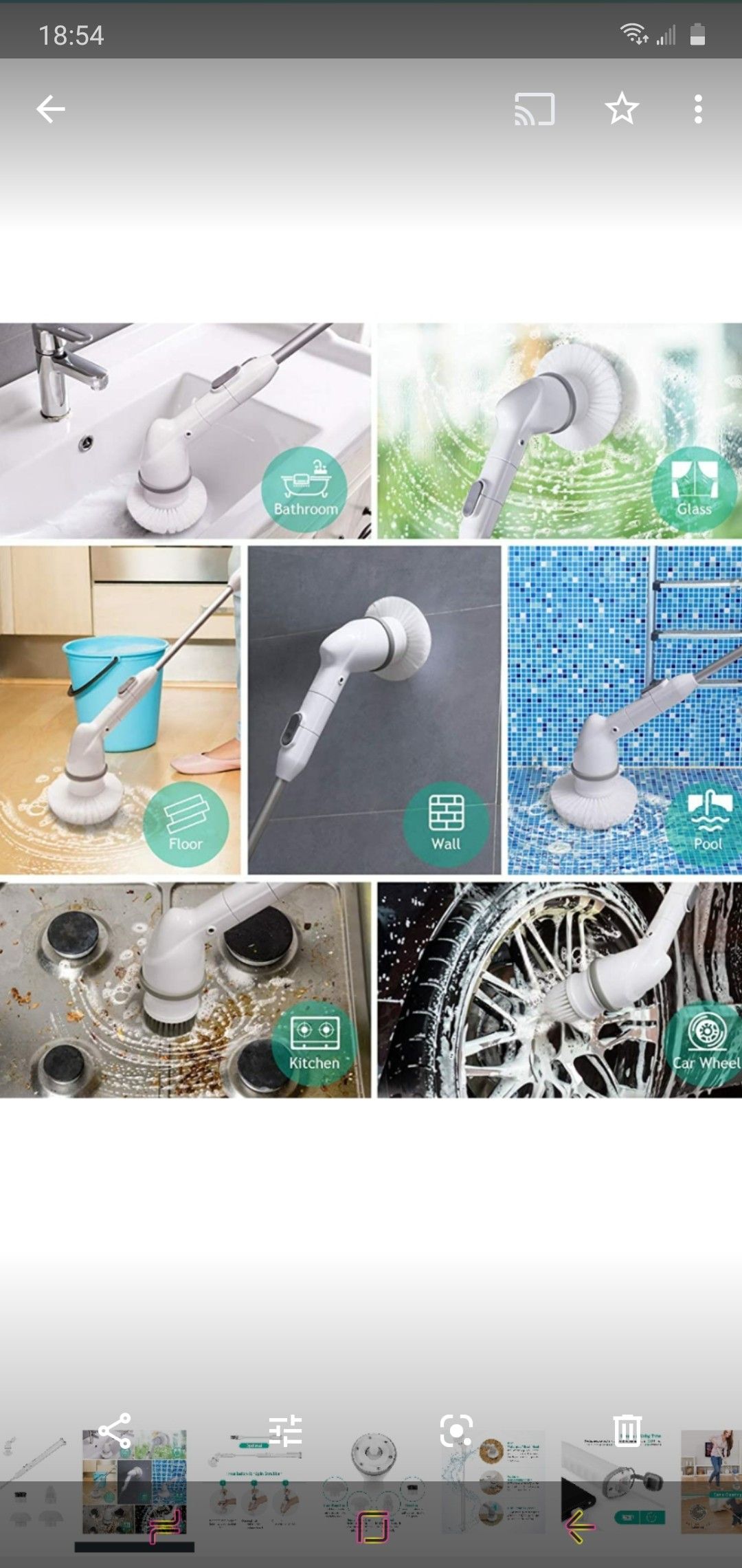 Brand New Electric Spin Scrubber