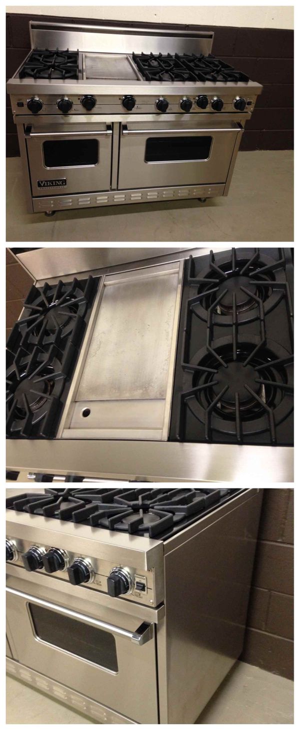 Viking 48" Range VGRC4856GSS Gas Stove 6 Burners Professional