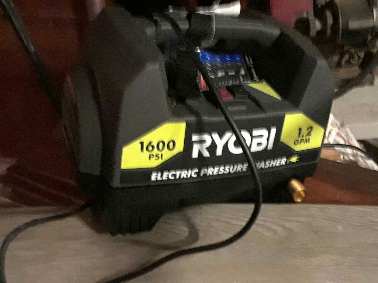 Ryobi electric pressure washer $45