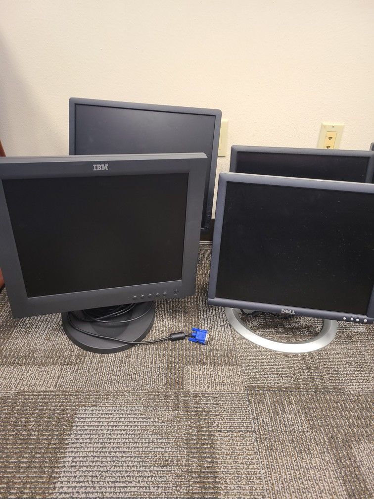 Computer Monitors with Cables for Sale