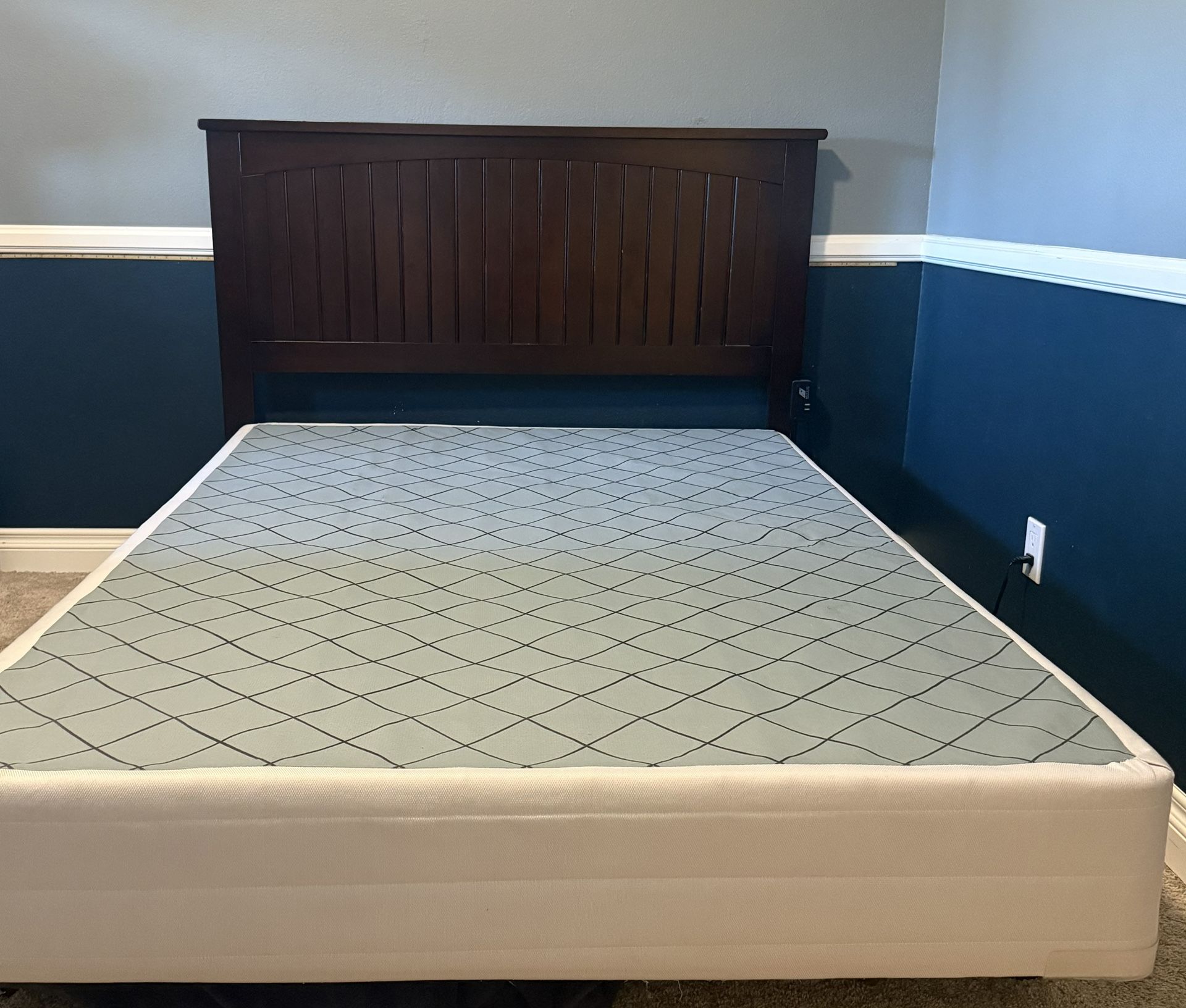 Full Size Bed frame And Head Board