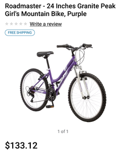 Roadmaster 24 inch mountain bike 2025