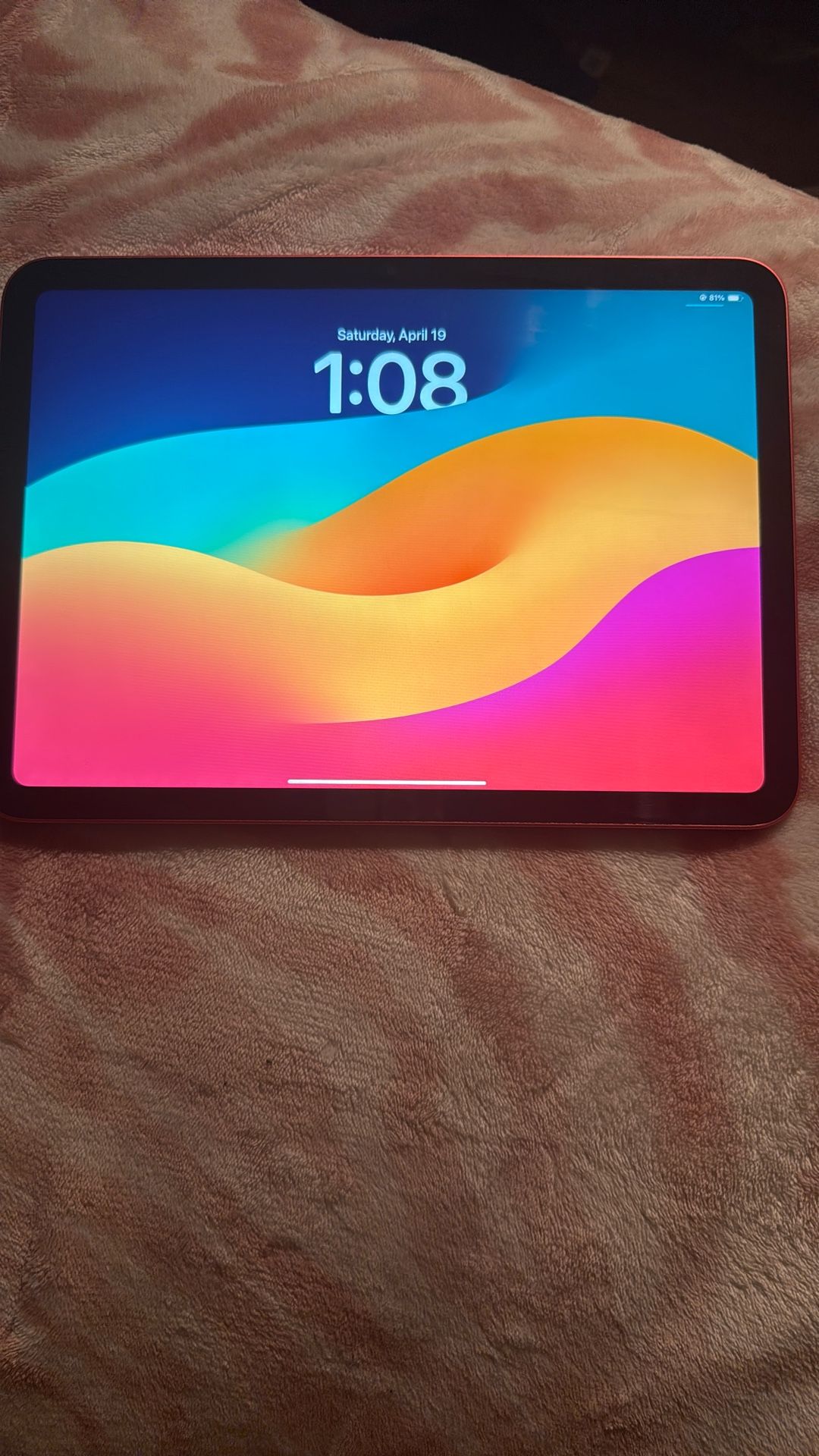 Pink iPad 10th Generation