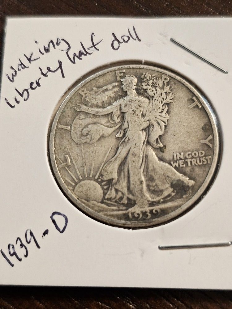 1939 D Walking Liberty Half Dollar