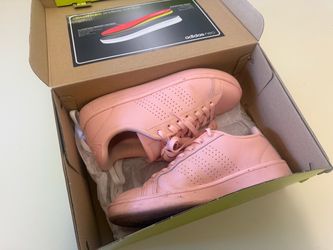 Adidas Neo Cloudfoam Pink Low-Top Sneakers