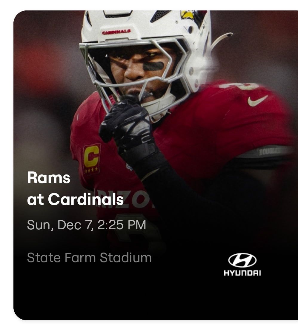 Ram Vs Cardinals Tickets (2)
