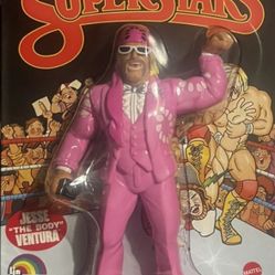 WWE LJN Superstars Wave 2 Jesse The Body Ventura Black Card 8” Figure NIH