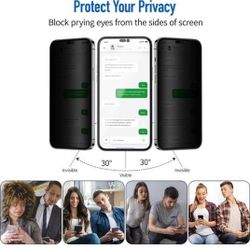 Privacy Tempered Glass For iPhone 