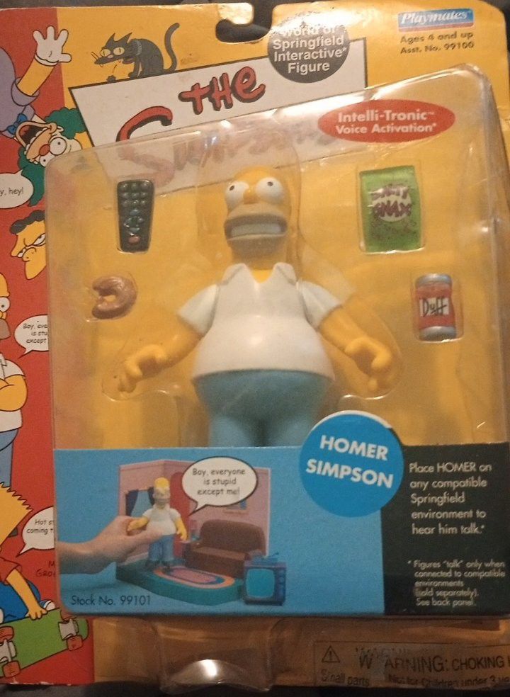 Homer Simpson ( World Of Springfield Interactive Figure)