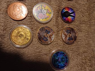 1 ounce copper pieces of art