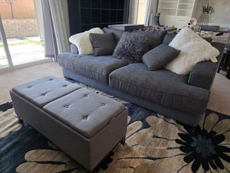 Blue couch