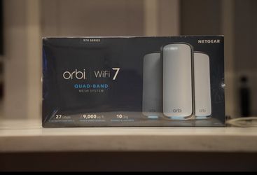 Netgear Orbi 970 Series Wifi 7 3-Pack New/sealed