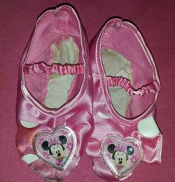 Minnie costume toddler slippers
