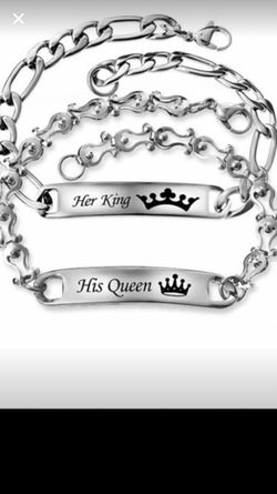 His and hers stainless bracelets! Brand new