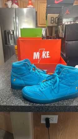 Blue Gatorade Jordan 1 Mids Size 11
