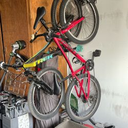 2 Trek Precaliber 24 8-Speed Mountain Bikes For Sale 