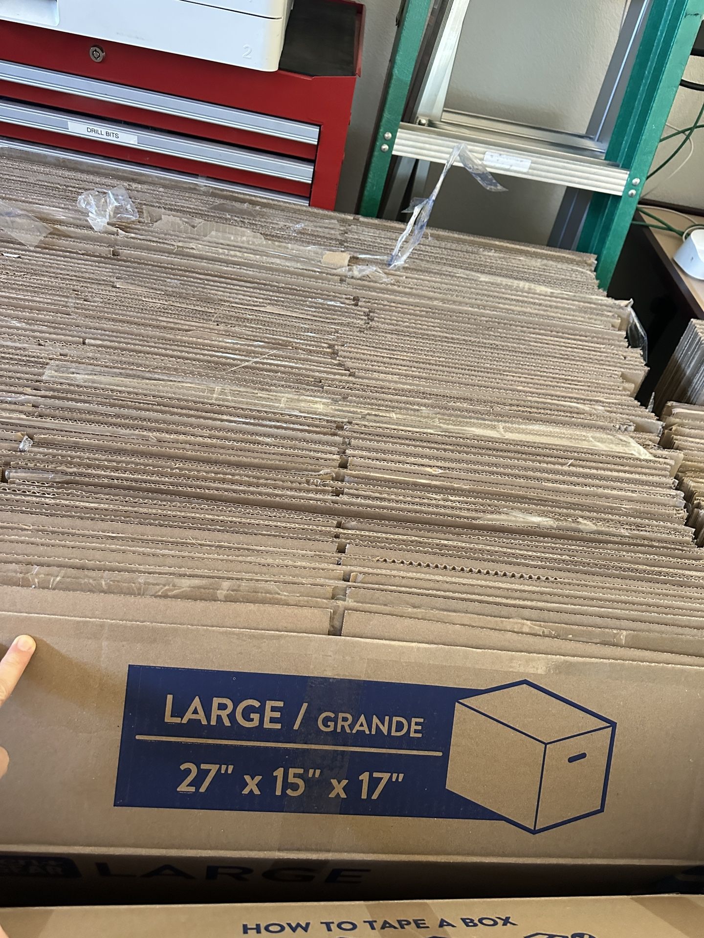 used boxes large size