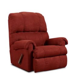 New Red Beautiful Recliner! Specials on bedroom suite set couch and loveseat sectional furniture!