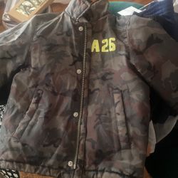 Used Boys Camo Jacket 