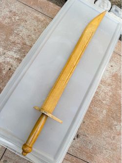 Handcrafted Wooden Sword – Solid Wood