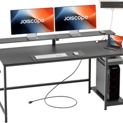 Brand New- JOISCOPE Home Office Desk with Power Outlets
