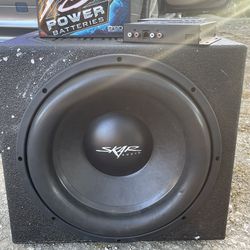 Subwoofer And Battery 