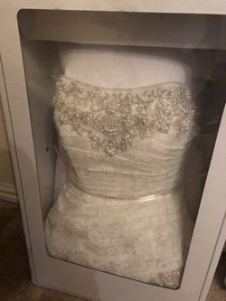 Beautiful wedding dress- David’s bridal