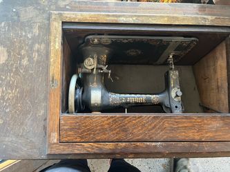 Antique sowing machine