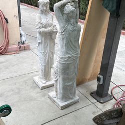 Two Four Foot Statues