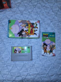 Dragon Ball Z Super Famicom Game CIB