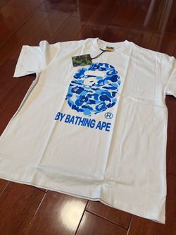 Bape Shirt White and Blue