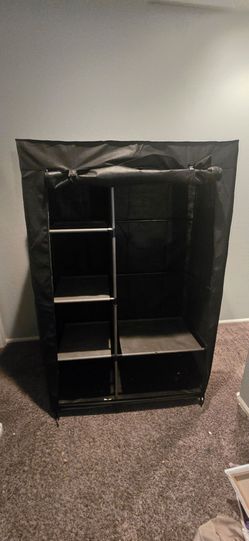 Temporary closet/storage