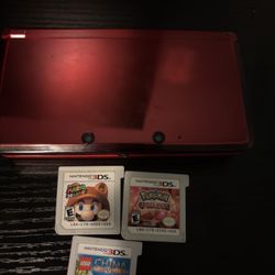 Red Nintendo 3ds