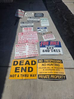 Property Signs