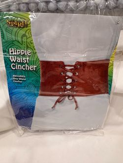 NEW Spirit Halloween Brown Waist Cincher One Size Fits Most