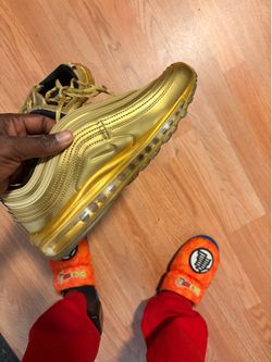 🔥 Nike Air Max 97 Metallic Gold (“Gold Bullet”) – Men’s 🔥