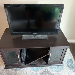 Entertainment Stand And Tv