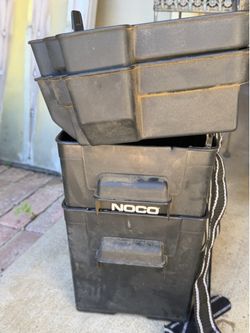 Two Noco battery boxes
