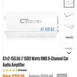 CT Sounds Atv2-150.6D Amplifier
